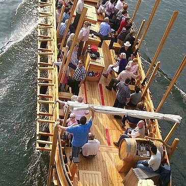 Nachgebautes-Römerschiff