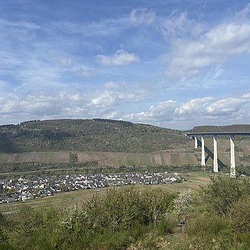 Ausblick auf den Hochmoselübergang