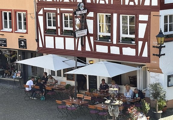 Außenbereich Pizzeria Europa