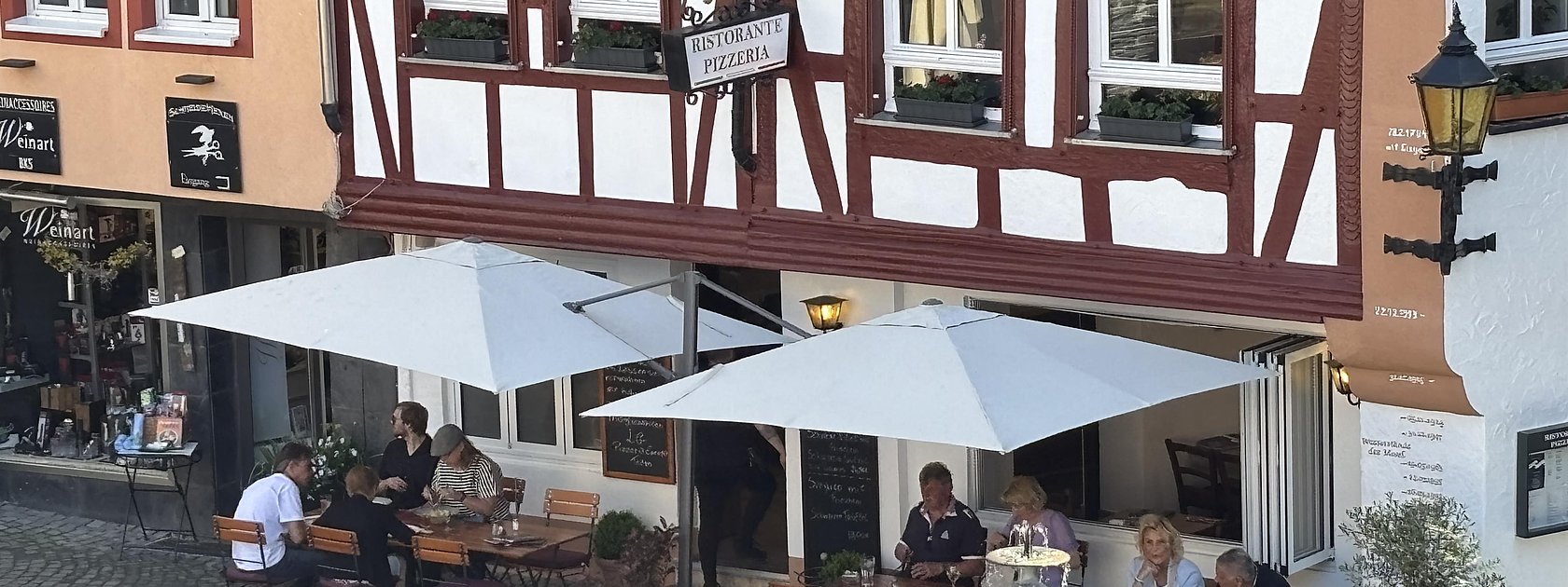 Außenbereich Pizzeria Europa