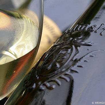 Weingut Paulinshof Weinflasche Detail