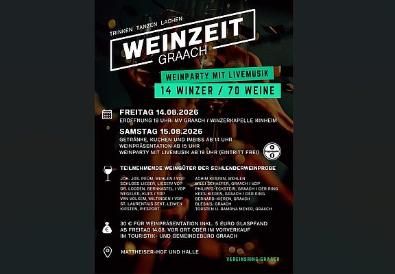 Plakat Weinzeit Graach