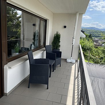 Balcony with lounge