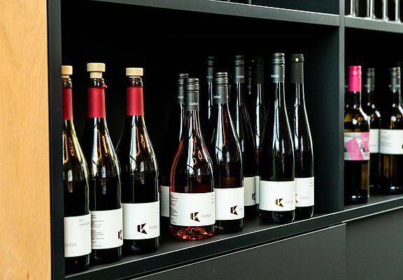 Weinflaschen Weingut Kiebel