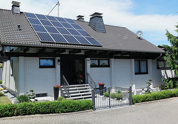 Frontansicht Haus