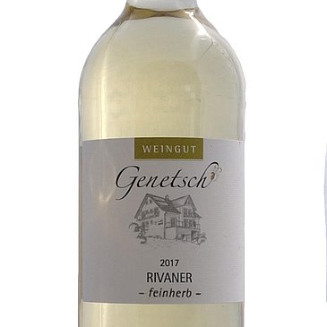2017 Rivaner feinherb Wein- und Gaestehaus Genetsc