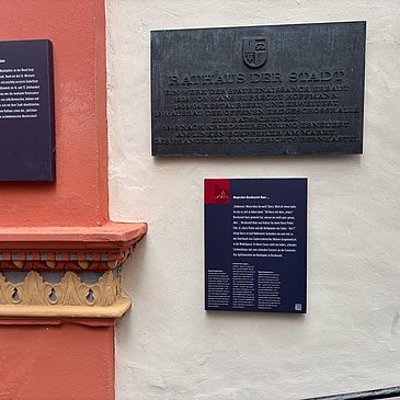 Harry Potter Schild am Rathaus