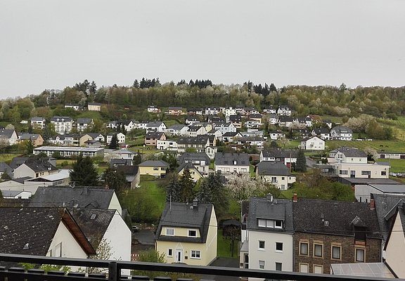 Ausblick vom Balkon